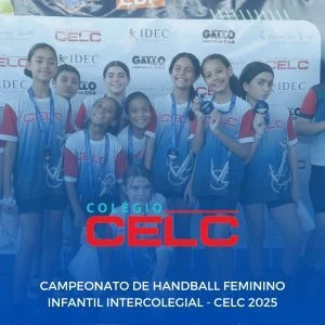 Campeonato de handball feminino infantil intercolegial – Celc 2025